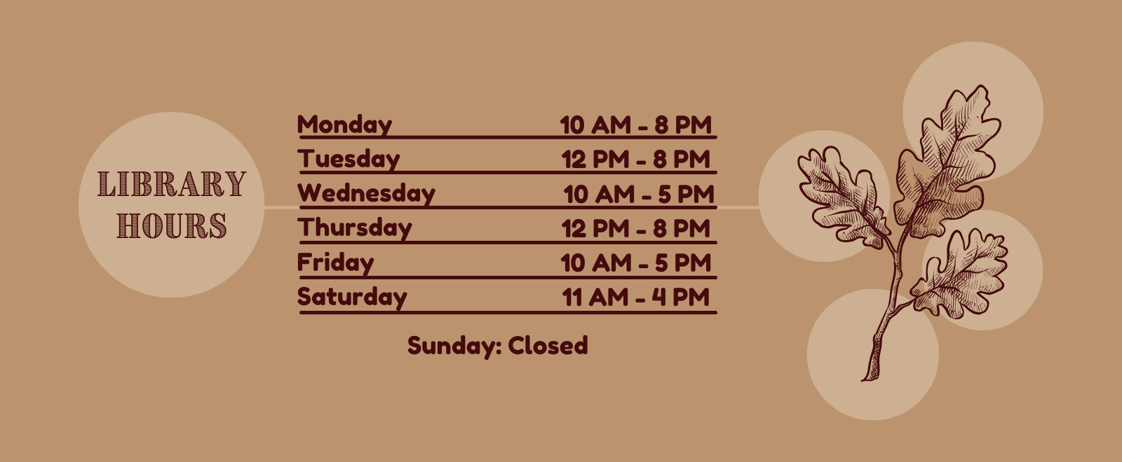 library hours